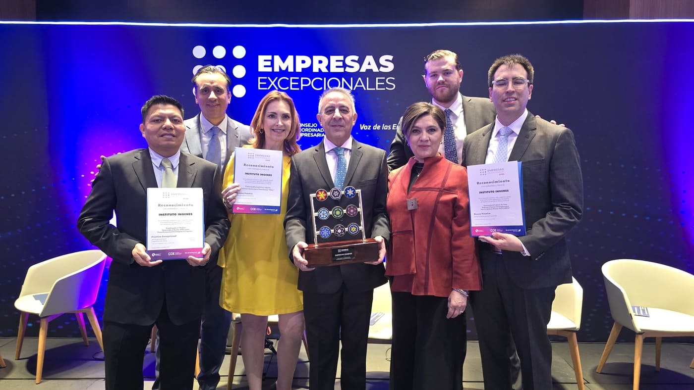 Ingenes: Reconocidos por Transformar Vidas con Ciencia y Humanidad como Empresa de Prácticas Excepcionales