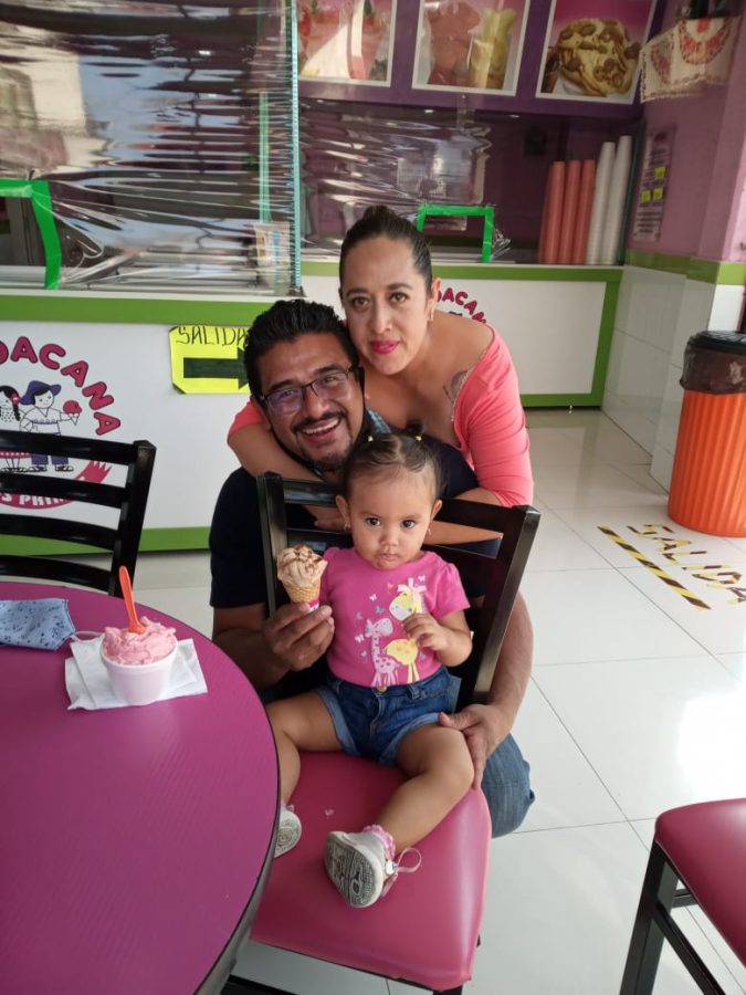 Happy family after IVF