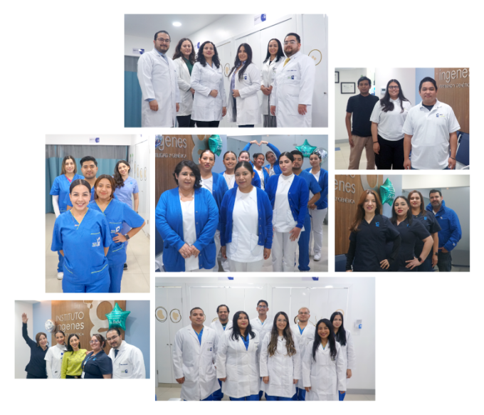 Equipo de Ingenes Tijuana celebrando aniversario