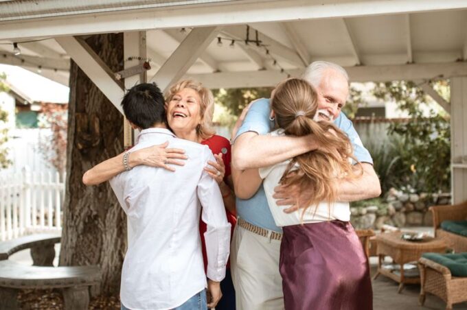 familia apoyando