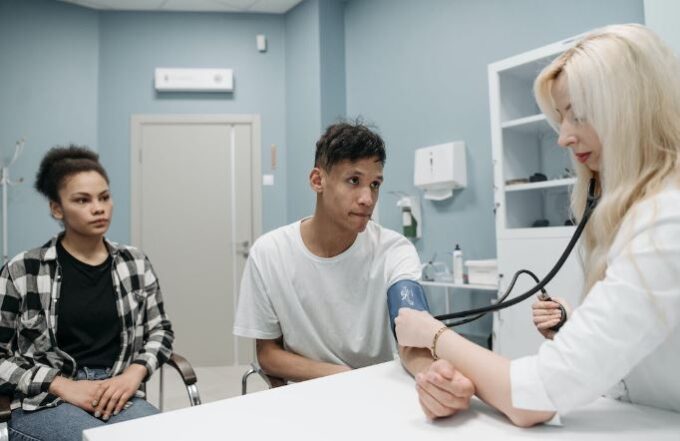 Couple check-up for fertility treatment