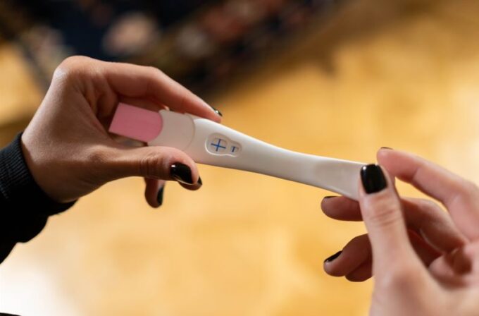 Positive pregnancy test