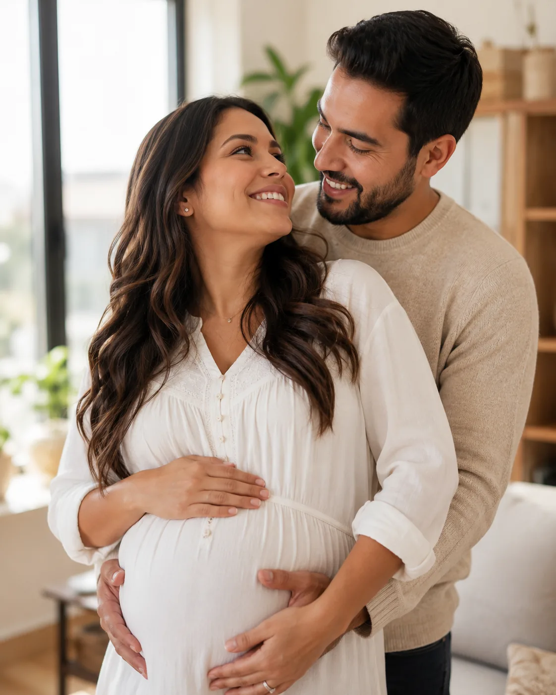 Couple receiving the Clarix™ result with peace of mind and confidence